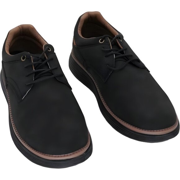 Akademiks Men's Dayton Black Oxford Shoes 9M - Stylish Comfort - Picture 1 of 6